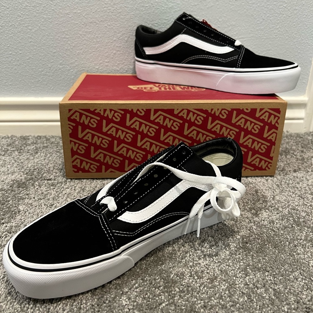 Brand New Old Skool Platform Vans